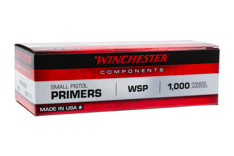 WINCHESTER WSP SMALL PISTOL PRIMERS 1,000CT WINCHESTER WSP SMALL PISTOL PRIMERS 1,000CT
