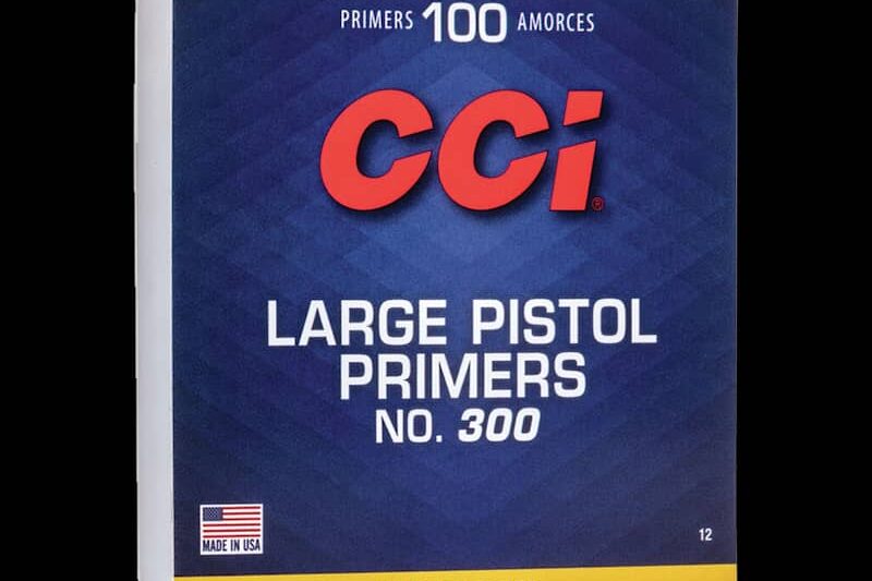 CCI NO.300 LARGE PISTOL PRIMERS 100CT