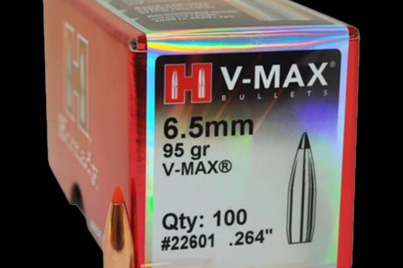 HORNADY 6.5MM (.264") 95GR VMAX BULLETS 100CT