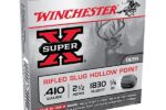 02089200043 WINCHESTER SUPER-X 410 BORE 2.5" 1830FPS 1/5OZ RIFLED HP SLUGS 5RDS