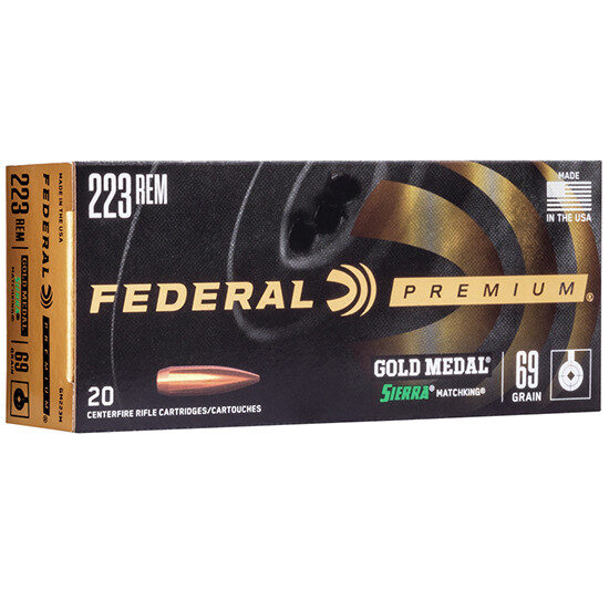 FEDERAL GOLD MEDAL 223REM 69GR