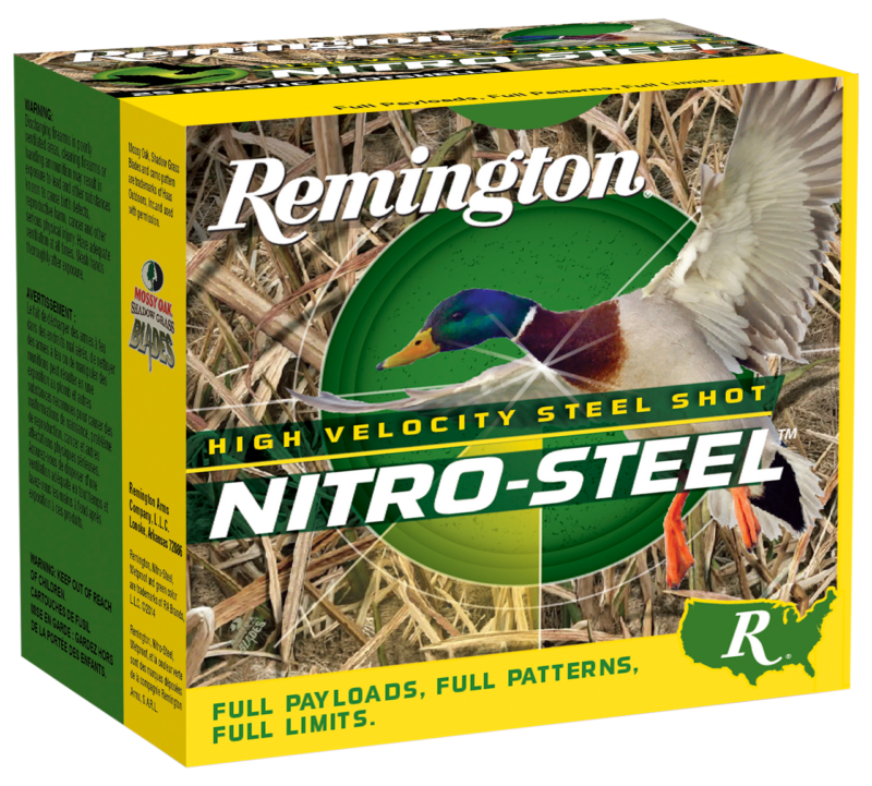 REMINGTON NITRO STEEL 12GA 3" 1-1/4OZ #4 AMMO 25RDS