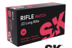 SK RIFLE MATCH 22LR 40GR RN AMMO 50RDS