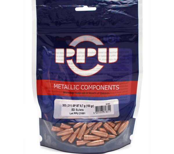 PPU 303CAL (.303") 150GR SPBT BULLETS 200CT