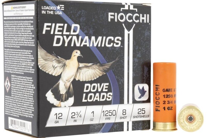 FIOCCHI 12GA 2.75" FIELD #8