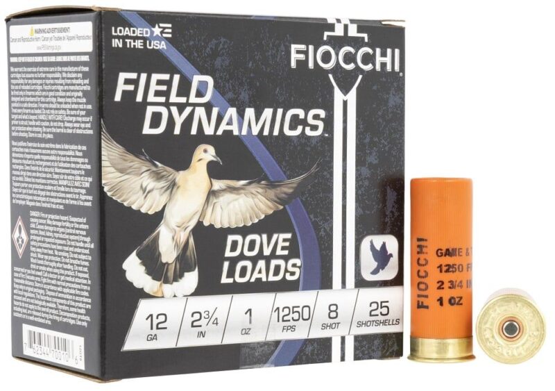 FIOCCHI 12GA 2.75" FIELD #8