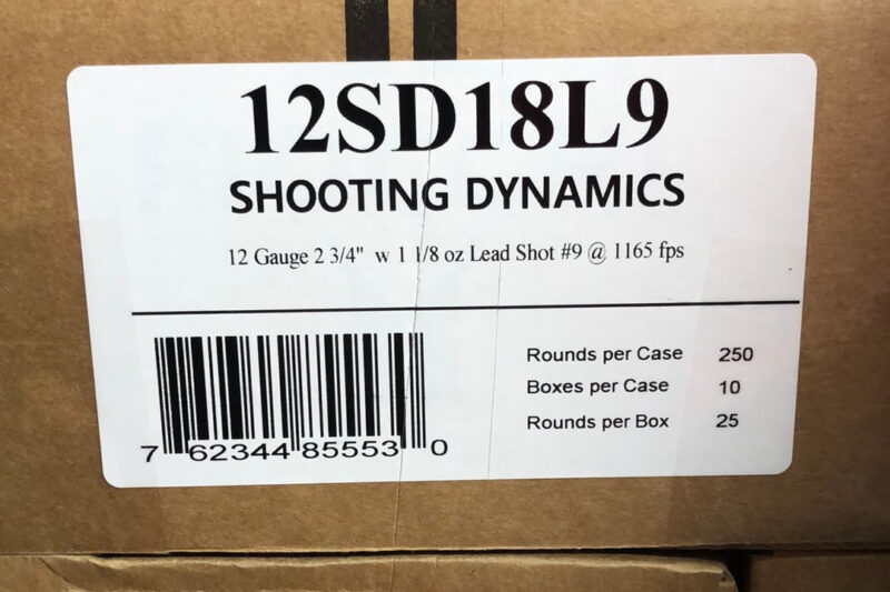 FIOCCHI 12GA 2-3/4" #9