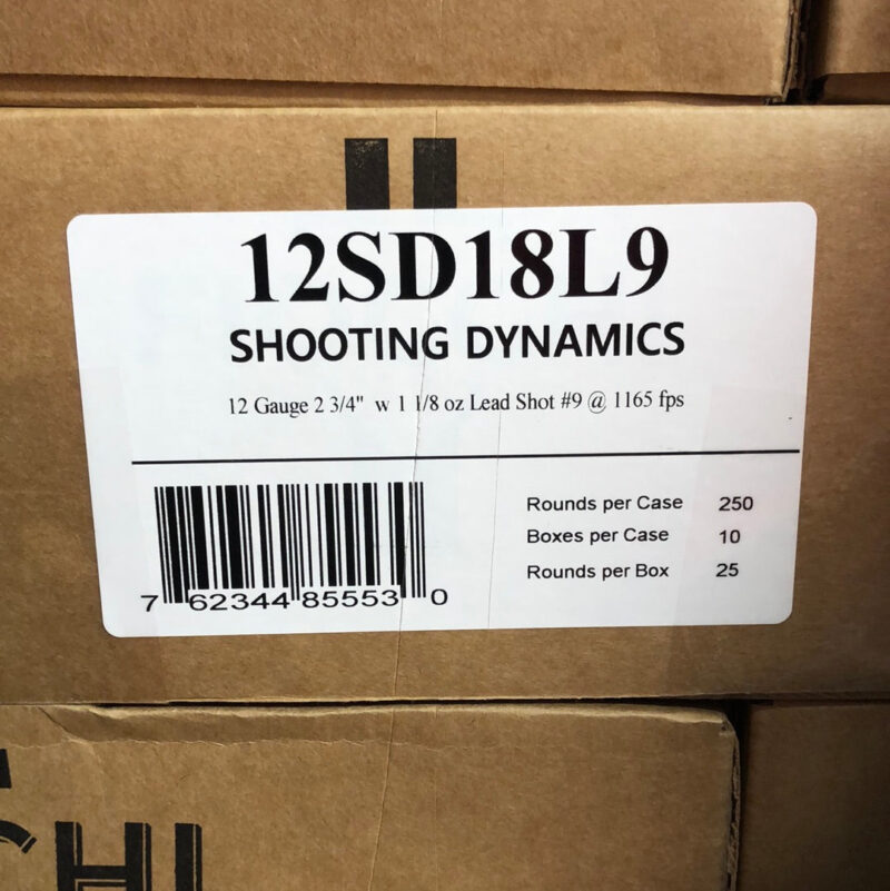 FIOCCHI 12GA 2-3/4" #9
