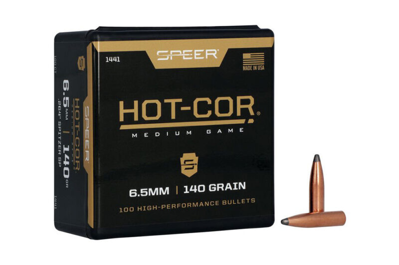 1441 SPEER 6.5 (.264") 140GR SP HOT-COR BULLETS 100CT