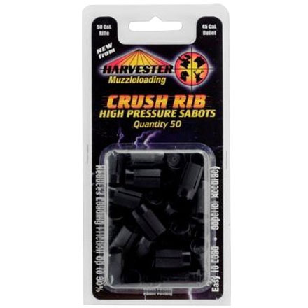 15045BR HARVESTER 50CAL CRUSH RIB SABOT, 45C BULLET 50B 12C