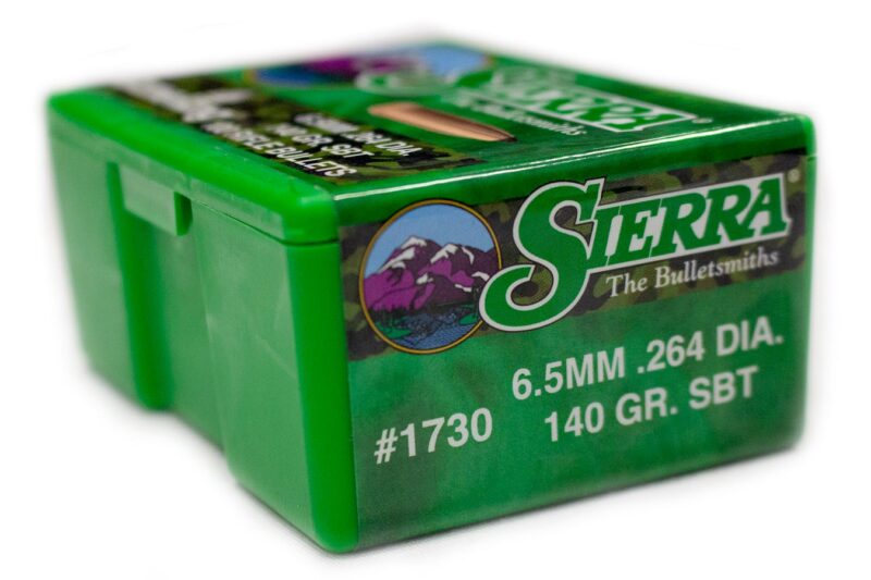 SIERRA 6.5MM (.264) 140GR SBT BULLETS 100CT