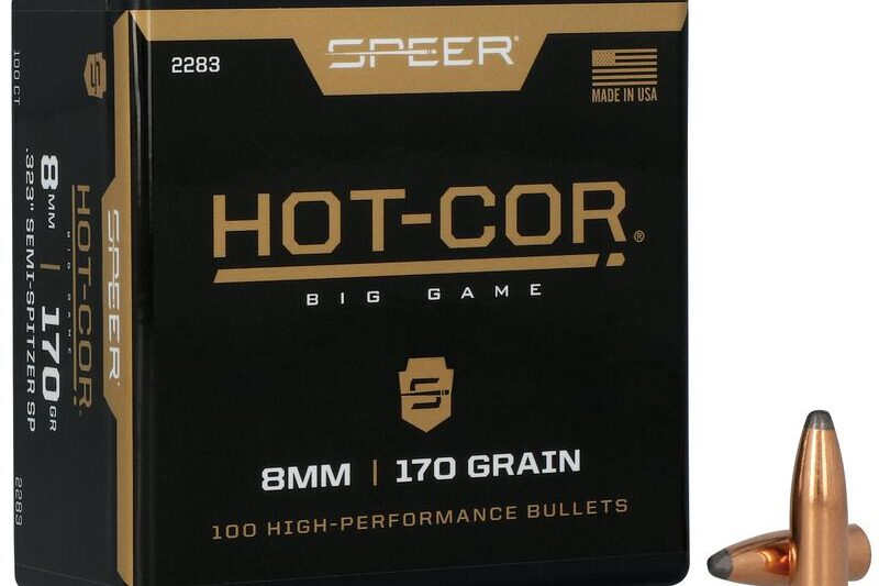2283 SPEER 8MM (.323") 170GR SP HOT-COR BULLETS 100CT