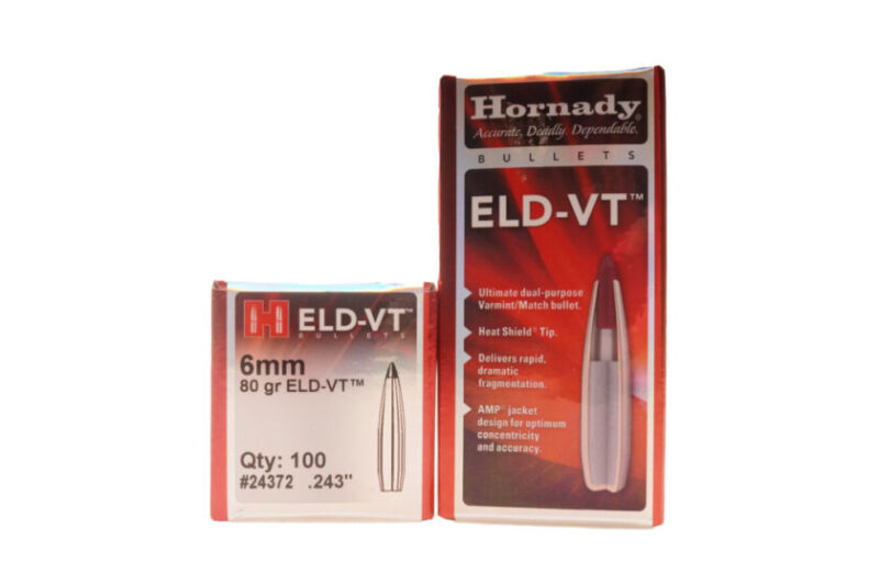 HORNADY 6MM 80GR ELD-V 100CT