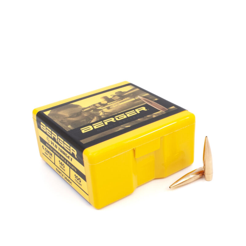 BERGER 6.5 (.264") 140GR HPBT VLD TGT BULLETS 100CT