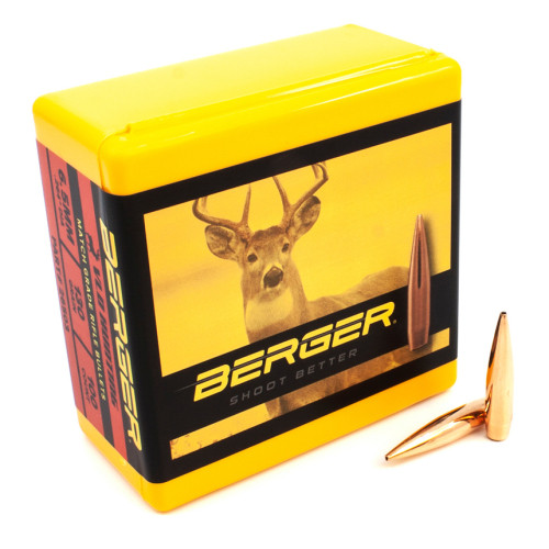 BERGER 6.5 (.264") 130GR HPBT VLD HUNTER BULLETS 100CT