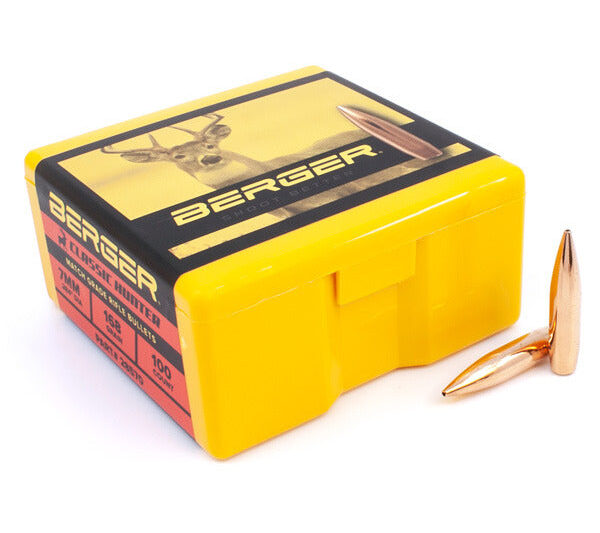 BERGER 7MM (.284") 168GR HPBT CLASSIC HUNTER BULLETS 100CT