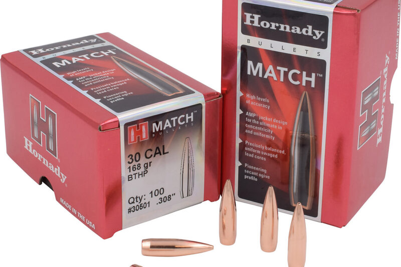 HORNADY 30CAL 168GR BTHP 100CT