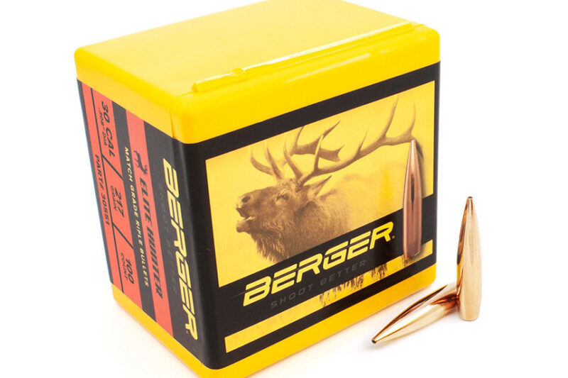 BERGER 30CAL (.308") 180GR HPBT ELITE HUNTER BULLETS 100CT