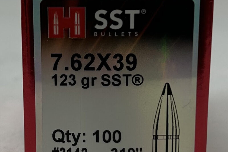 HORNADY 7.62X39 (.310") 123GR V-MAX BULLETS 100CT