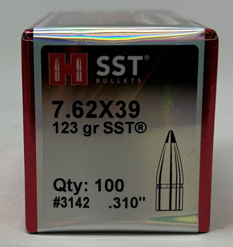 HORNADY 7.62X39 (.310") 123GR V-MAX BULLETS 100CT