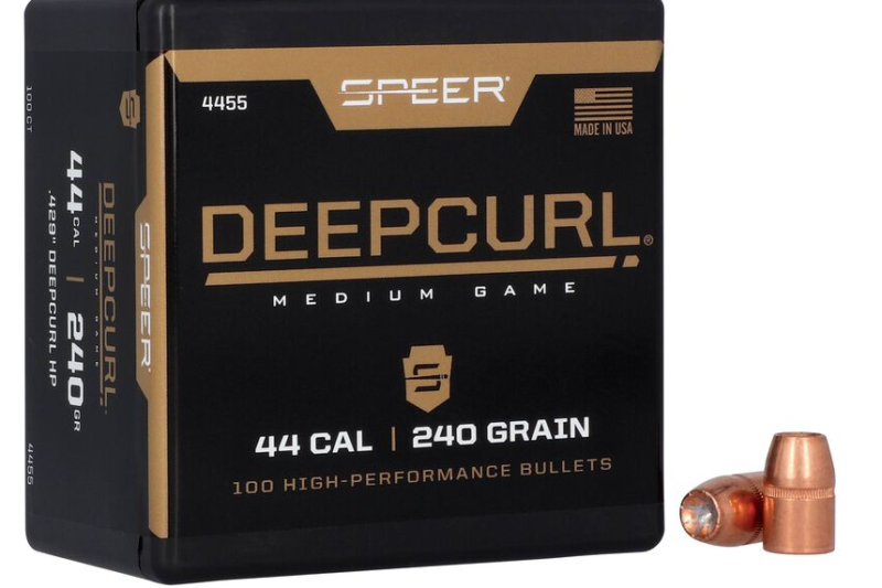 SPEER 44 CAL (.429") 240GR DEEPCURL HP BULLETS 100CT