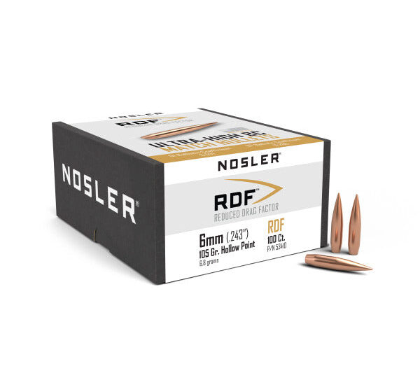 NOSLER 6MM (243") 105GR HPBT BULLETS 100CT