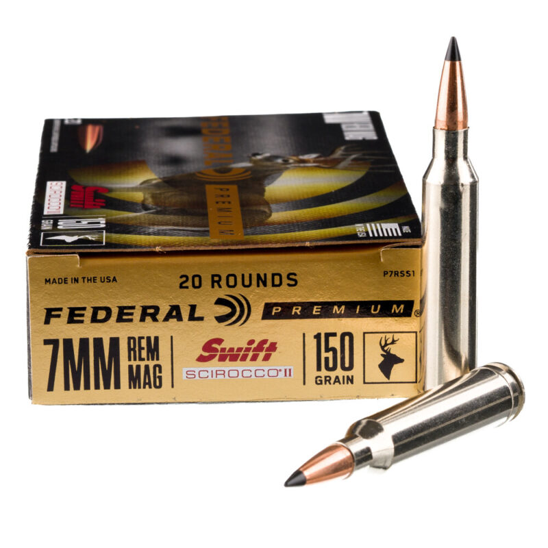 FEDERAL SWIFT SCIROCC II 7MM MAG 150GR AMMO 20RDS