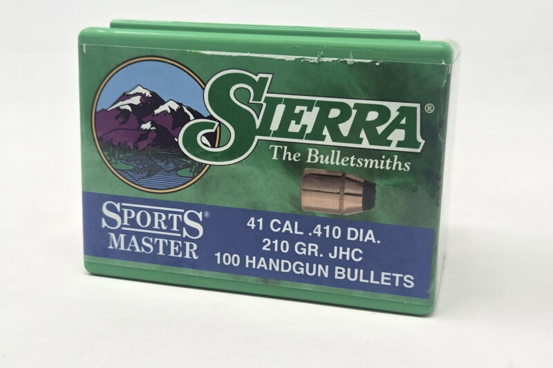 SIERRA 41 CALIBER (.410") 210GR JHC BULLETS 100CT