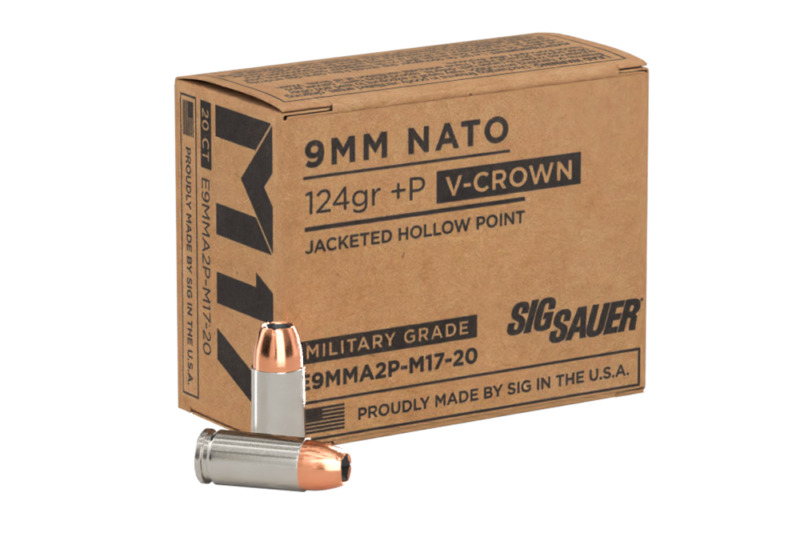 SIG 9mm 124gr JHP VP