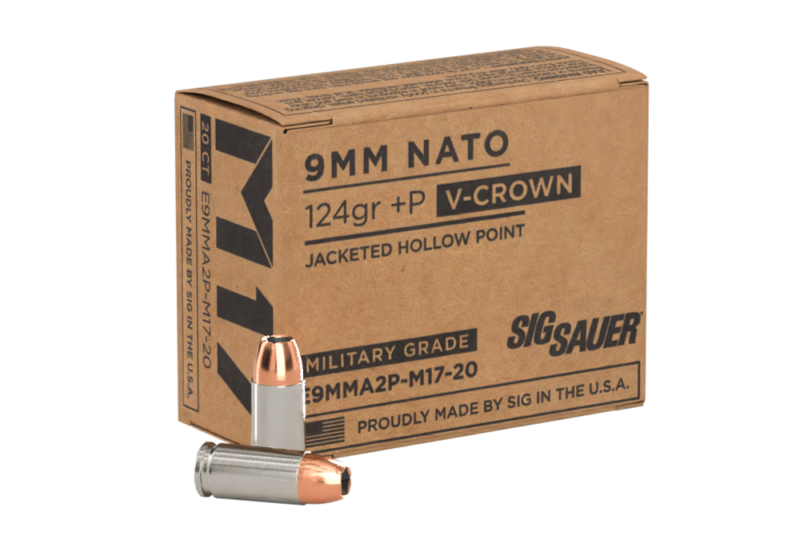 SIG 9mm 124gr JHP VP