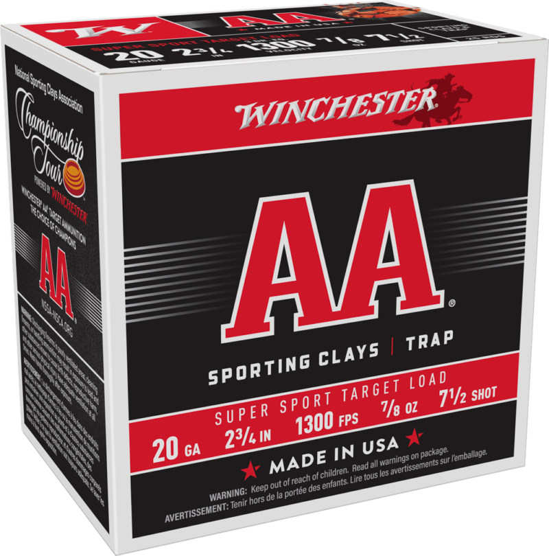 WINCHESTER AA 20GA SUPER SPORT SHOT#7.5