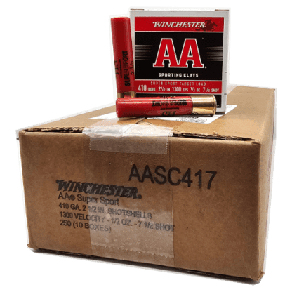 WINCHESTER AA 410GA S.C. 12OZ 1300FPS #7.5 2.5" CASE