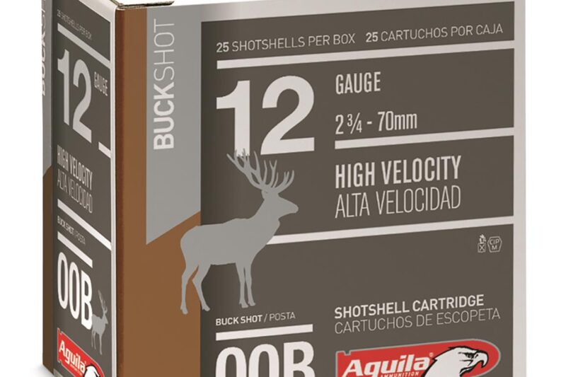 AGUILA 12GA 00 BUCKSHOT 9 PELLETS 2.75" AMMO 25RDS