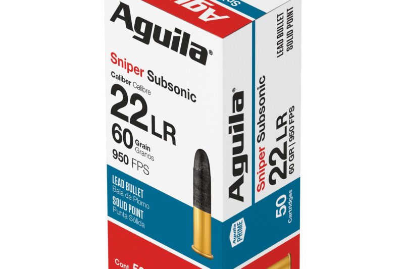 AGUILA 22LR 40GR LRN SUBSONIC AMMO 50CT