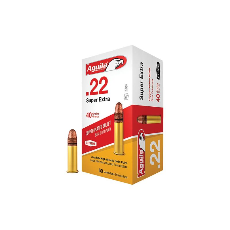 AGUILA HIGH VELOCITY 22LR 40GR 1255FPS AMMO 50RDS