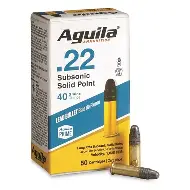 AGUILA 22LR 40GR LRN SUBSONIC AMMO 50CT
