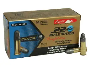 AGUILA 22LR RIFLE MATCH AMMO 50RDS