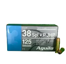 AGUILA_38_SPL_+P_125gr_JHP_50CT AGUILA 38 SPL +P 125gr JHP 50CT