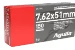 AGUILA 7.62X51MM 150GR FMJBT AMMO 20CT