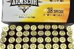 ARMSCOR 38 SPECIAL 158GR FMJ AMMO 50CT