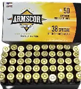 ARMSCOR 38 SPECIAL 158GR FMJ AMMO 50CT