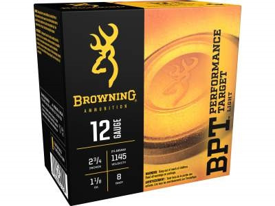 BROWNING 12GA 2.75" 1-1/8 1145FPS #8 AMMO 250CT