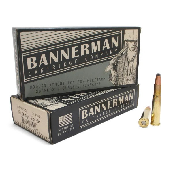BANNERMAN AMMO 303 SAVAGE 150GR FSP AMMO 20RDS