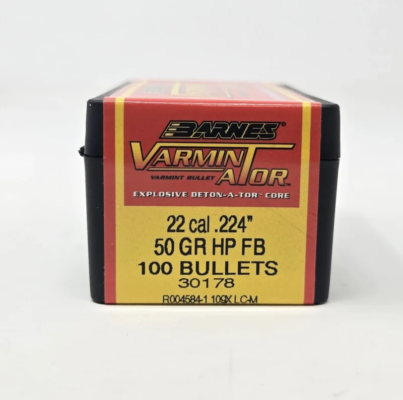 BARNES 22CAL (.224") 50GR HPFB VARMINATOR BULLETS 100CT