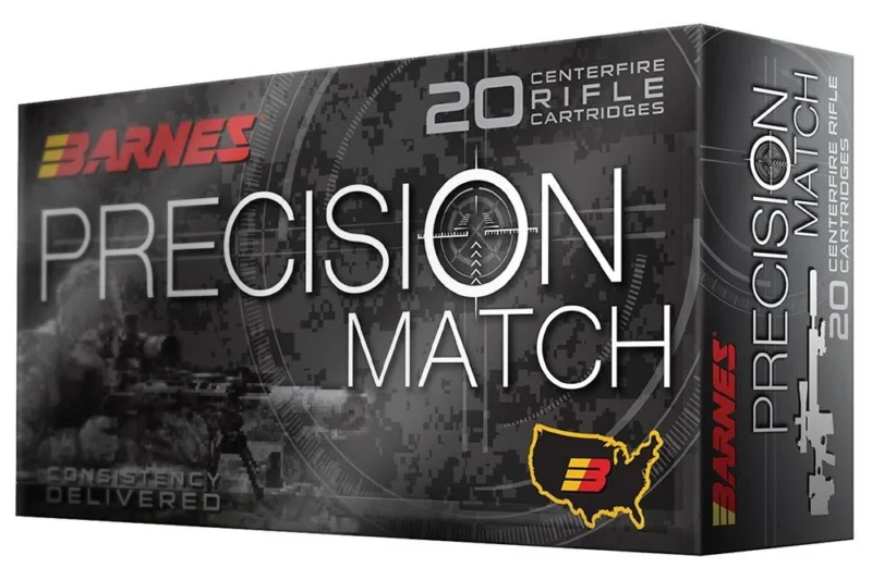 BARNES 308 WIN 175GR OTM-BT PREC-MATCH AMMO 20CT BARNES 308 WIN 175GR OTM-BT PREC-MATCH AMMO 20CT