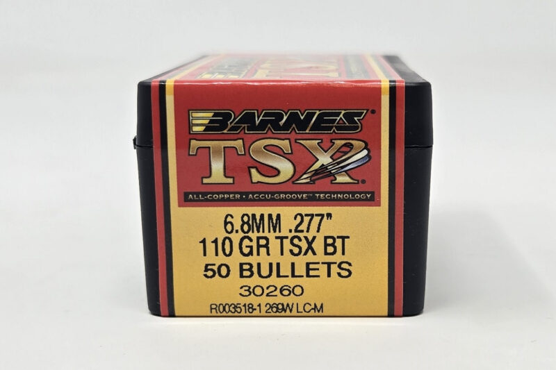 BARNES 6.8MM (.277") 110GR TSX BOATTAIL BULLETS 50CT