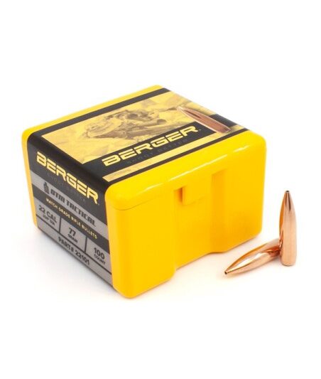 BERGER 22CAL (.224") 77GR HPBT (TACT-OTM) BULLETS 100CT