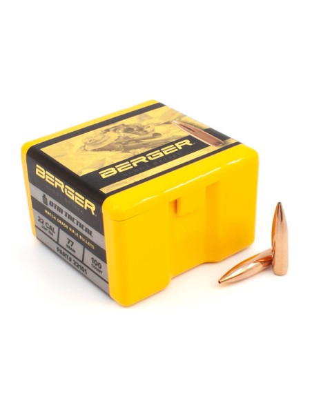 BERGER 22CAL (.224") 77GR HPBT (TACT-OTM) BULLETS 100CT