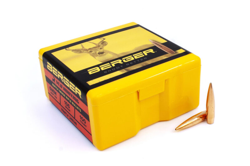 BERGER 6MM (.243") 105GR HPBT VLD TGT BULLETS 100CT
