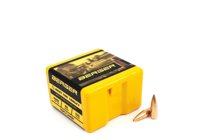 BERGER 6MM (.243") 65GR HPBT BULLETS 100CT